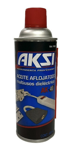 Aceite Aflojatodo 400 Ml Multiuso Dieléctrico Aksi 119533