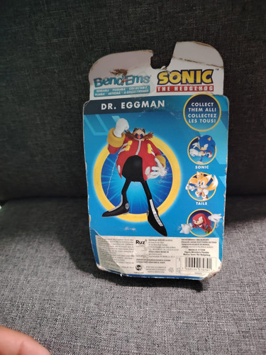 Figura Sonic The Hedgehog Bendems Dr. Eggman (Usado)