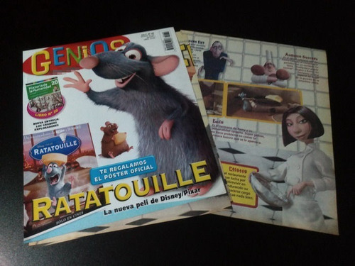 Ratatouille * Tapa Y Nota Revista Genios 489 * 2007