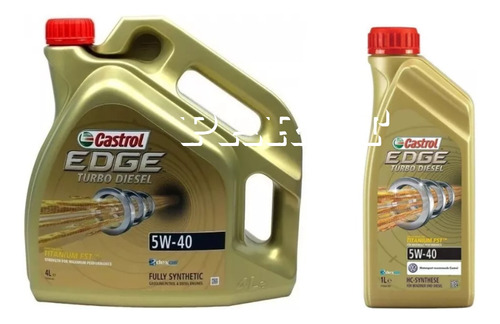 Aceite Castrol Edge Turbo Diesel 5w-40 Sintetico X 5 Litros