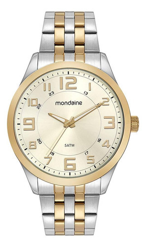 Relogio Mondaine Masculino Ref: 99421gpmvbe4 Casual Bicolor