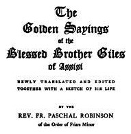 Libro The Golden Sayings Of Blessed Brother Giles Of Assi...