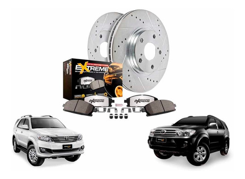 Kit Discos De Frenos Fortuner Nacional Powerstop Extreme