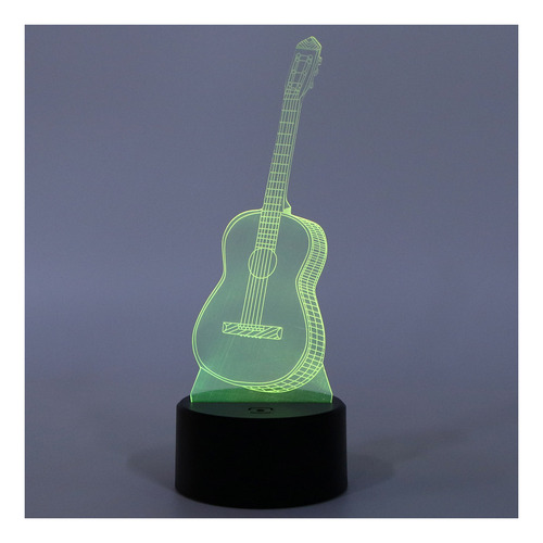 Lámpara Con Interruptor Táctil 3d Para Guitarra, Luz Nocturn
