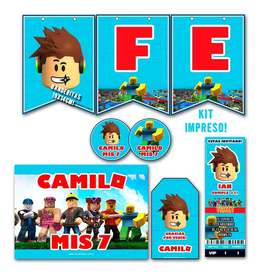 Kit Cumpleanos Roblox En Mercado Libre Argentina - 96 mejores imágenes de roblox cumpleaños cumpleaños