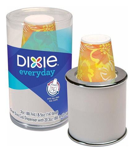 Dixie Disposable Paper Cup Dispenser, For 3 Onzas Or 5 On