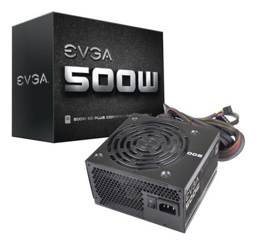 Fuente de poder para PC Evga 100-W1-0500-KR 500W