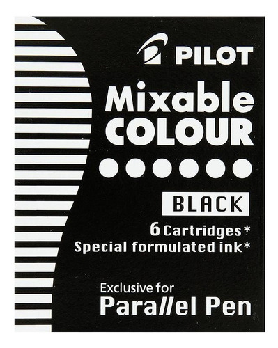 Tanque Cartuchos Pilot P/pluma Parallel Pen Pack X 12 Cajas