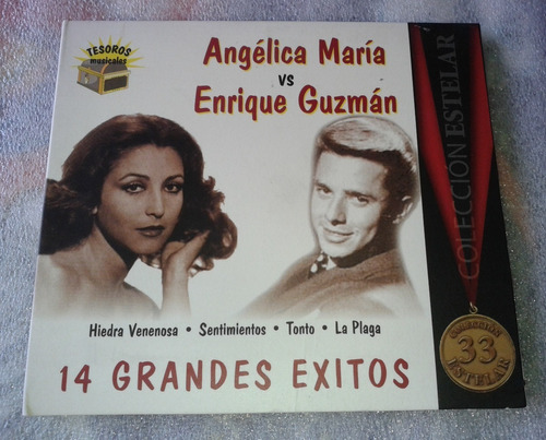 Angelica Maria Vs Enrique Guzman 14 Grandes Exitos Cd Digipa