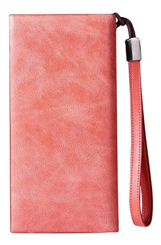 Keleel Cartera Para Mujer Con Bloqueo Rfid Cartera De Cuero