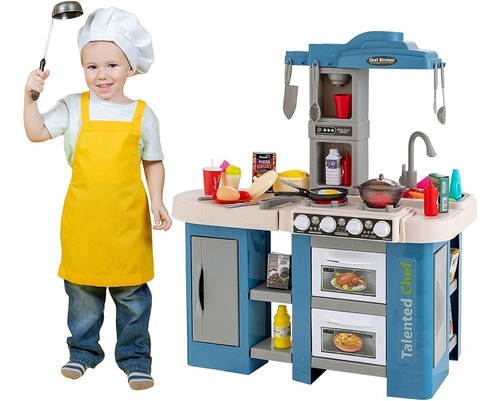 Cocina De Juguete Interactiva Kitchen Set Chef 53 Pzs