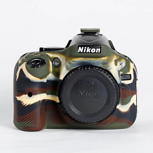 Funda De Cámara De Silicona Blanda Para Nikon D5100 D5200