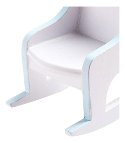 Silla Mecedora De Muebles De Balancín For Niños Blancos