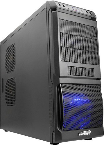 Gabinete Pc Sentey Mid Pro Atx Bx1 4285 Lcd + Fuente Pc 650