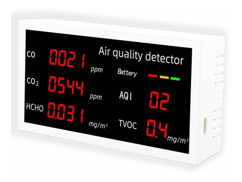 Detector De Calidad De Aire Con Pantalla Digital