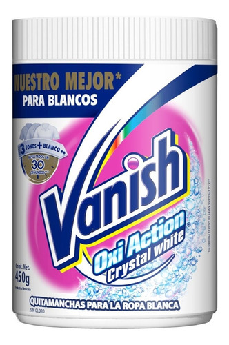 Vanish Oxiaction Crystal White Polvo 450 Gr Quitamanchas