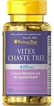 Comprar Puritans Pride Vitex Chaste Tree, 400 mg, 200 cápsulas, sabor sin sabor para menopausia