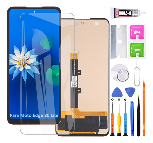 Pantalla Para Moto Edge 20 Lite Xt2139 Incell Display
