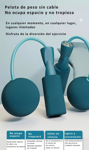 ** Cuerda De Saltar Inalámbrica Ejercicio Cuerda Pesada