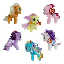 Comprar Set Peluches Llavero Little Pony Rainbow Twilight 6pza Ty