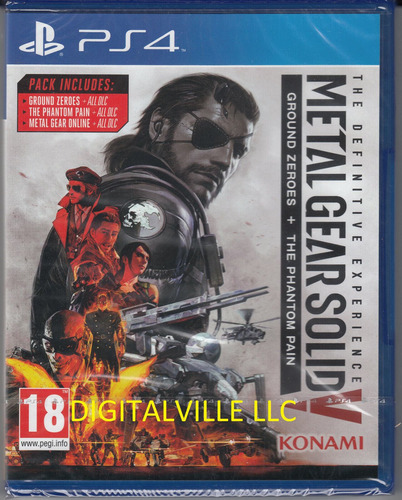 Metal Gear Solid V The Definitive Experience Ps4 Sony