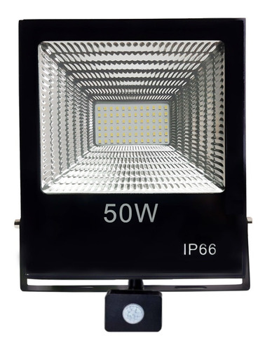 Pack 2 Foco Led Sensor De Movimiento 50w Ip66 Para Exterior