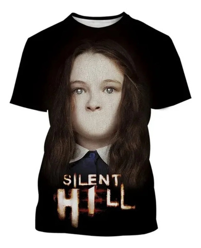 Polera Casual Y Neutral Impresa En 3d Silent Hill