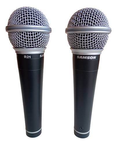 2 Microfones Samson R21 Linha Profissional Preto
