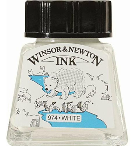 Winsor & Newton Tinta P/dibujo W&n White 14ml #702