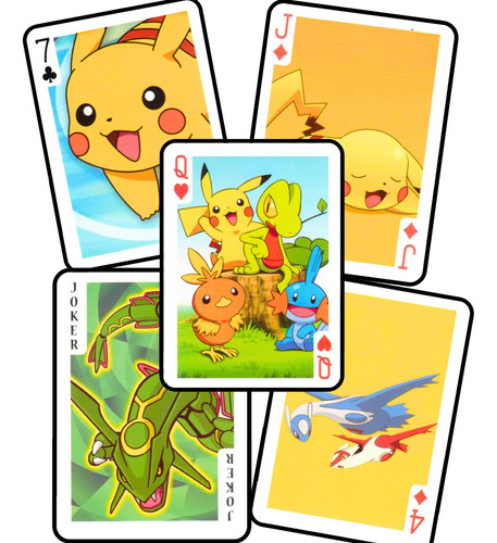 Juego De Cartas De Póquer Aw Anime World Pokémon Standard Se