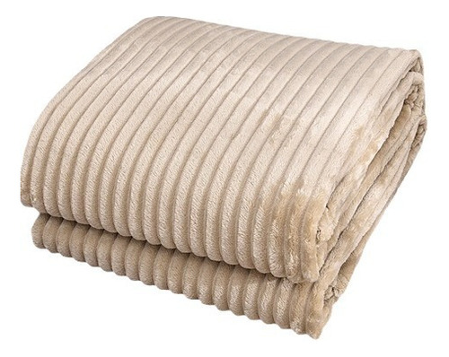 Cobertor Flanela Macia Cor Sólida Listrado Moda Yoga Cor Água Desenho Do Tecido Liso