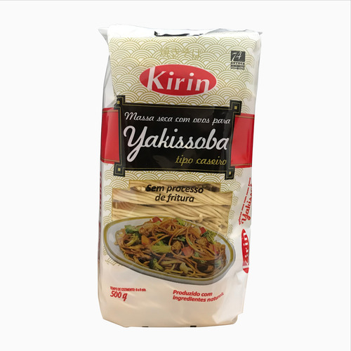 Macarrão Para Yakissoba Tipo Caseiro Kirin 500gr