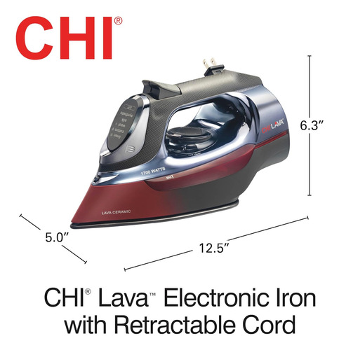 Plancha Chi Con Selector De Temperatura Ceramica 1700 W 120v