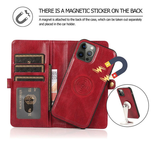 Capa Tipo Carteira Para iPhone 13 Pro Max,