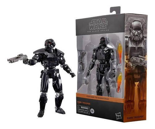 Dark Trooper Black Series Star Wars Mandalorian (Usado)
