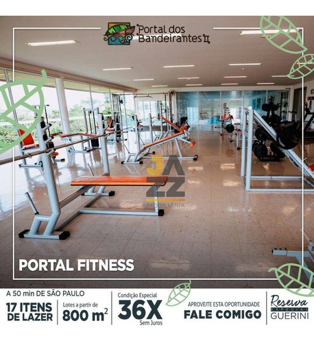 Imagem 12 de 28 de Terreno À Venda, 1462 M² Por R$ 950.683 - Portal Dos Bandeirantes - Ii - Porto Feliz/sp - Te3594