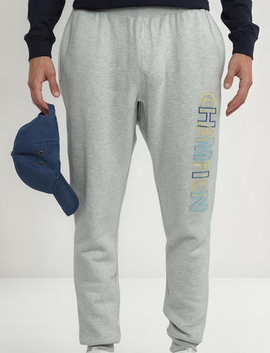 Jogger Champion Color Gris Claro Jaspeado M
