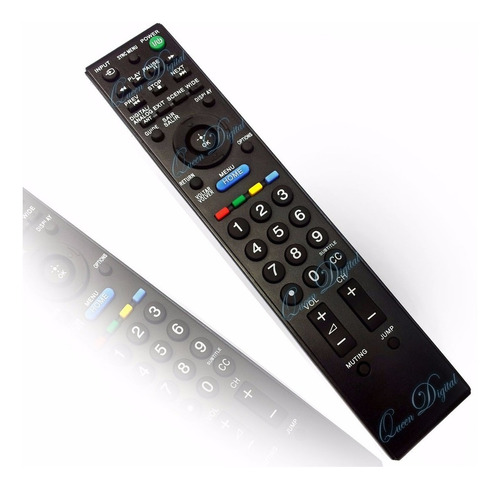 Imagen 1 de 10 de Control Remoto Para Led Tv Sony Bravia Reemplaza A Rm-yd066