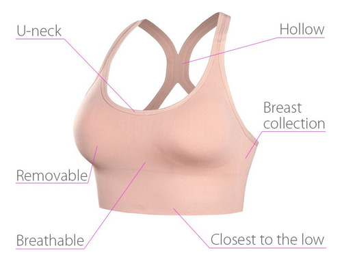 Sujetador Deportivo Alto Impacto Brassiere Tallas Extras 2pc