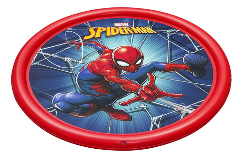 Spider-man Splash Pad | Juguete De Agua Con Aspersor Al Air.