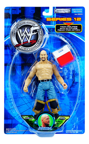 Wwf Series 12 Tron Figure Ready Stone Cold Steve Austin 2001