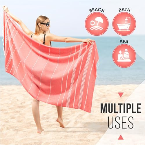 Conjunto De 2 Toallas De Playa Turcas Rumi&shams | Toalla D