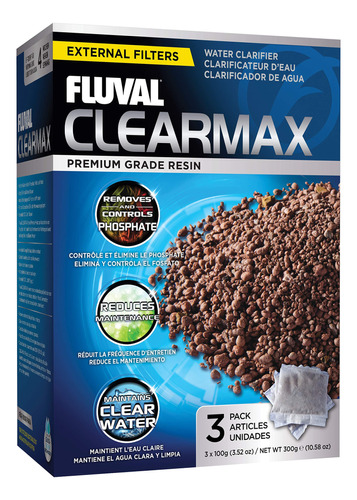 Fluval Clearmax - Eliminador De Fosfato, Medio De Filtro Qum