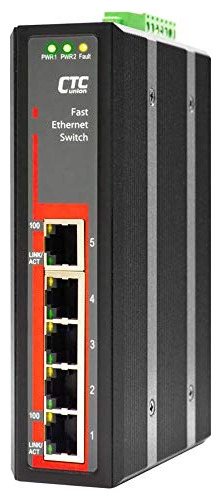 Conmutador Industrial 5 Puerto 10 100base-tx Fast Ethernet