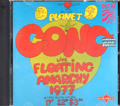 Gong (daevid Allen) Live Floating Anarchy 1977