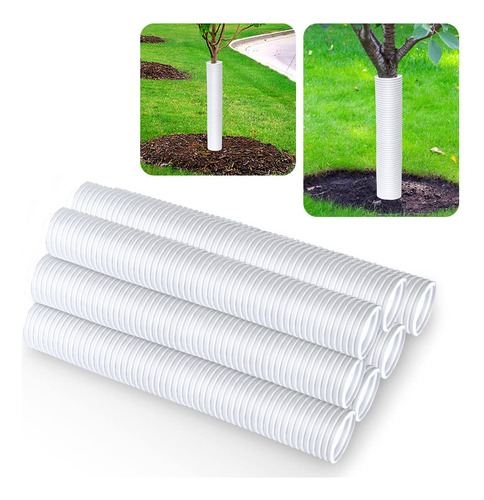 Protectores De Tronco De Árbol Corrugados, 7pcs Protec...