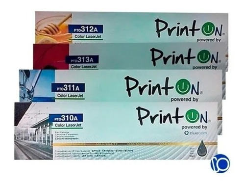 Toner Compatible Hp 126a Ce310a Ce311a Ce312a Ce313a Printon