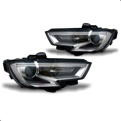 Par Farol Audi A3 2017 A 2019 Elétrico Com Motor Led Xenon