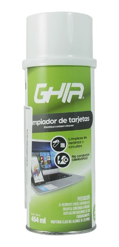 Limpiador De Tarjetas Ghia Gls-006 454ml
