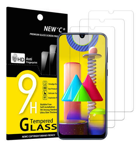 New'c 3 Pack Diseñado Para Samsung Galaxy M21 M31 Protector